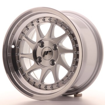 Колеса JR JR26 15x8 ET15 4x100 Silver Machined Fac