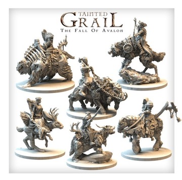Tainted Grail: Upadek Avalonu - Mounted characters set