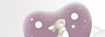 Цепочка для соски для девочек LOVI Night&Day