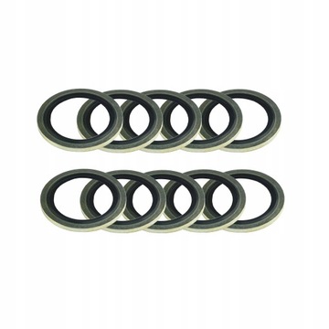 PODKŁADKA USZCZELKA METALOWO GUMOWA M20 20,7x28x1,5 10 SZTUK HYDROLIDER