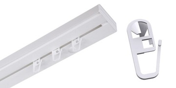 Szyna Sufitowa 1-torowa z MASKOWNICĄ WYMIAR 200 cm