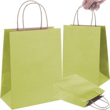 TORBA PAPIEROWA MUSZTARDOWA A4 240/100/320 1 SZT TOREBKA EKO NA PREZENT