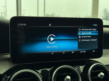 Mercedes Klasa C W205 Kombi Facelifting HYBRYDA 2.0 300 de 306KM 2020 Mercedes-Benz C 300 Plug In AMG Line / CarPlay / 1, zdjęcie 26