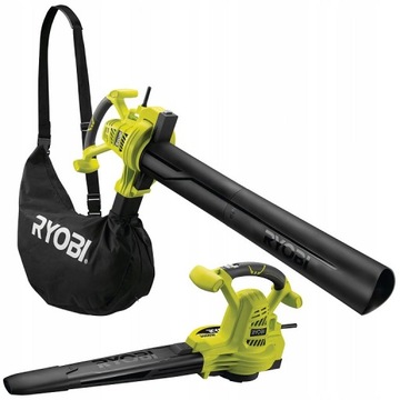 RYOBI DMUCHAWA OGRODOWA ODKURZACZ ELEKTRYCZNY DO LIŚCI 3000W RBV3000CSV
