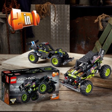НАБОР МОГИЛЬНЫХ БЛОКОВ LEGO TECHNIC 2IN1 MONSTER JAM 42118