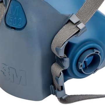 Полумаска 3M Mask 7502 с фильтрами FFP3, ткань