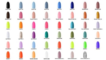 Claresa Lakier hybrydowy FULL GLITTER 8 - 5g