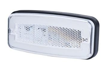 LAMPA POZYCYJNA LED 12/24V BIAŁA NEON LD2761 przód