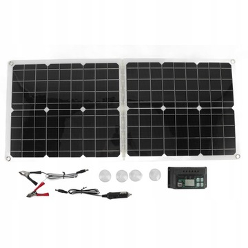 PANEL SOLARNY BATERIA SŁONECZNA 50W2A REGULATOR
