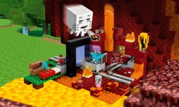 LEGO MINECRAFT 21143 БЛОКИ ПОРТАЛА НИЖНЕГО ПОРТАЛА