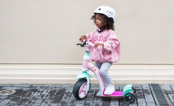 OUTLET MoMi ELIOS 2in1 ТРЁХКОЛЕСНЫЙ САМОКАТ - LED - желтый