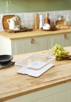 ROTHO КОНТЕЙНЕР-ОРГАНИЗАТОР ДЛЯ ХОЛОДИЛЬНИКА ДЛЯ МЯСА И СЫРА 2,6 Л CAUMA