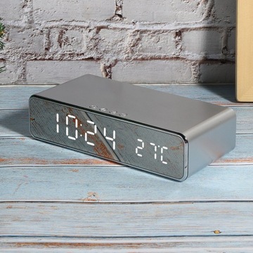 3 w 1 Elektroniczny Zegar Nocny Termometr Cyfrowy