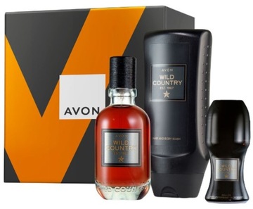 Zestaw WILD COUNTRY Avon w ozdobnym kartoniku