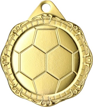 футбольная медаль, 32 мм + бесплатная лента, 3 цвета