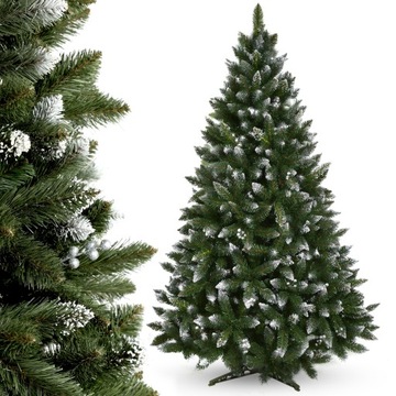 CHOINKA SZTUCZNA DIAMENTOWA 220 CM SOSNA PIĘKNA