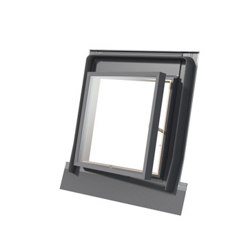 WYŁAZ DACHOWY DWUSZYBOWY ROOFLITE 65x65 + KOŁNIERZ
