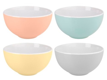 Salaterka porcelanowa monokolor Florina 13 CM MIX