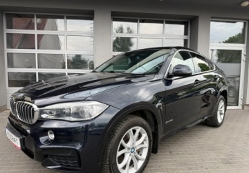 BMW X6 F16 Crossover xDrive50i 450KM 2017 BMW X6 Salon Polska Czujniki Kamera Automat 4.4 Benzyna 450KM, zdjęcie 27