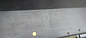 NÁRAZNÍK PŘEDNÍ VW TAIGO 20-24ROK 2G7 2G7807221C 2G7807221D ORIGINÁLNÍ