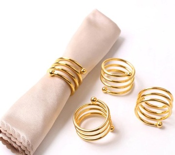 КОЛЬЦА ДЛЯ САЛФЕТОК НАБОР КОЛЬЦЕВ ДЛЯ САЛФЕТОК x4