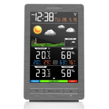 МЕТЕОСТАНЦИЯ МЕТЕОГИГРОМЕТР DCF GOGEN