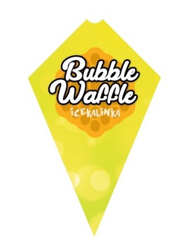 Вафельные рожки Bubble | микс цветов 600 шт.