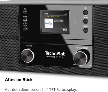 Цифровое радио DigitRadio 371 CD BT TechniSat DAB+