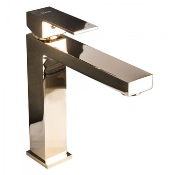 Bateria umywalkowa Fenix light gold niska
