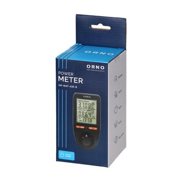 ORNO WATOMIERZ Z WYŚWIETLACZEM LCD Z AKUMULATOREM CZARNY OR-WAT-435/B