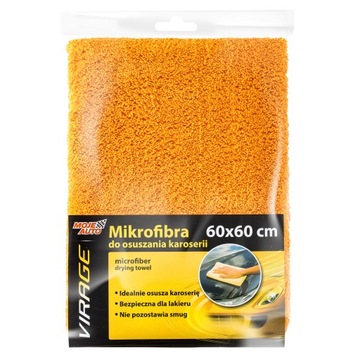 MIKROFIBRA OSUSZAJĄCA 60X60 CM RĘCZNIK MOJE AUTO