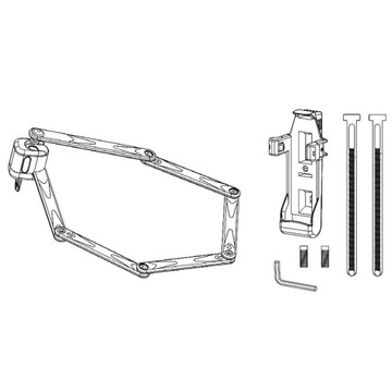 ВЕЛОСИПЕДНЫЙ ЗАМОК PROX SHIELD, 6-СЕГМНЫЙ КЛЮЧ, 820 ММ