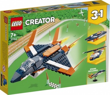 LEGO CREATORS Сверхзвуковой самолет 3 в 1