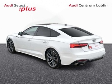 Audi A5 F5 Coupe Facelifting 2.0 45 TFSI 265KM 2022 Audi A5 Sportback Dach panoramiczny, Bang Olufsen Kamera Cofania , Ambien, zdjęcie 6