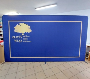 Текстильная рекламная стена 400х230см Print Design, односторонняя