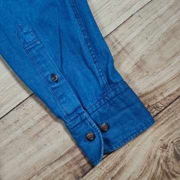 GANT The Indigo Koszulka Jeans Męska r. S