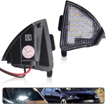 СВЕТОДИОДНАЯ ПОДСВЕТКА ЗЕРКАЛА VW GOLF5 6 PASSAT B5 B6 JETTA EOS SHARAN GOLF PLUS