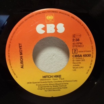 Элисон Мойет – Invisible 7 дюймов в ОТЛИЧНОМ состоянии –