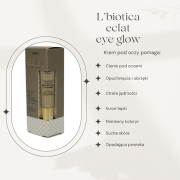 L'biotica Eclat Eye Glow омолаживающий и лифтинговый крем для век для век