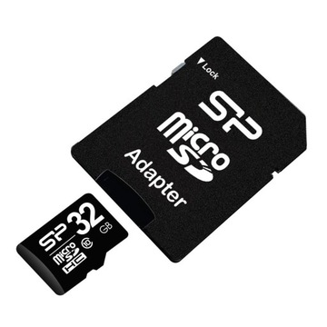 Карта памяти MicroSDHC класса Silicon Power емкостью 32 ГБ