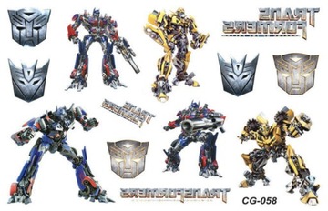Tatuaż zmywalny dla dzieci TRANSFORMERS Optimus