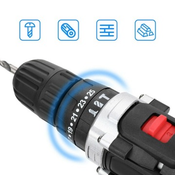 WIERTARKO-WKRĘTARKA AKUMULATOROWA 48VF NARZĘDZIOWA+ 2 BATERIE