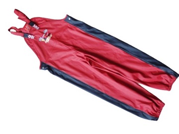 DISNEY CARS CZERWONE PRZECIWDESZCZOWE SPODNIE 128