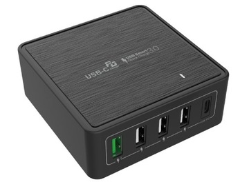 Сетевое зарядное устройство 5x USB QC3.0 + 3xUSB + typeC PD 60 Вт