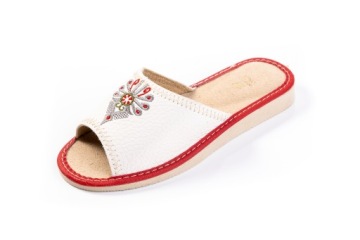 ТАПОЧКИ ЖЕНСКИЕ ГОРНЫЕ, БЕЛЫЕ ШЛЕПАНЦЫ, ТАПОЧКИ, размеры 36-41