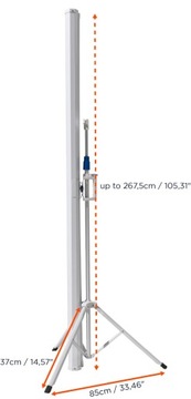 Экран celexon Basic 200x200 см на штативе 1:1