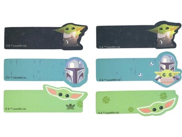 ZAKŁADKI INDEKSUJĄCE 6x30 karteczek DISNEY Star Wars The Mandalorian