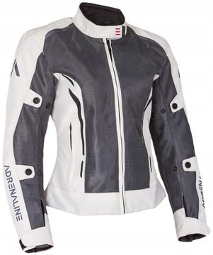 DAMSKA KURTKA MOTOCYKLOWA TEKSTYLNA ADRENALINE MESHTEC 2.0 PPE GREY XL