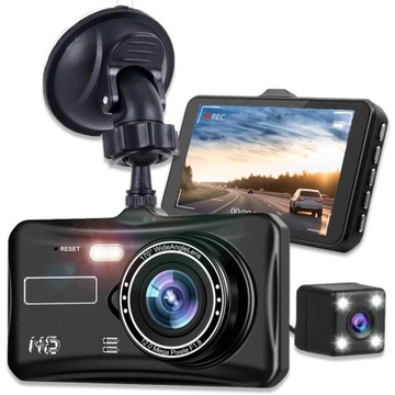 ВИДЕОРЕГИСТРАТОР ДЛЯ ВОЖДЕНИЯ СЕНСОРНЫЙ ПЕРЕДНИЙ ЗАДНИЙ ВИДЕОРЕГИСТРАТОР ПОЛЬСКОЕ МЕНЮ