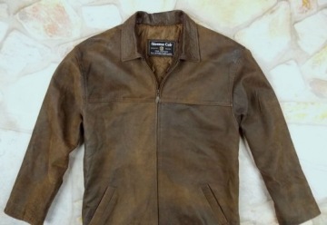 SLOUMA элегантная кожаная куртка сопрано XL